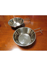 Tô Inox Φ12cm Echo Metal Có Quai Cầm, Treo Tiện Dụng