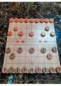 [GỖ TỰ NHIÊN CAO CẤP] Bộ cờ tướng gỗ sồi cao cấp kích thước 40 x 35cm, Bộ cờ tướng cao cấp khắc nét tinh xảo có bàn là hộp đựng gấp gọn - Hàng chính hãng D Danido