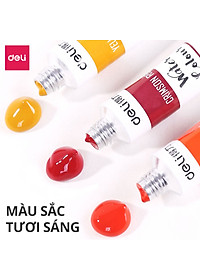 Màu Nước Dạng Tuýp Deli - 12 Màu/18 Màu/24 Màu - 73850 / 73851 / 73852