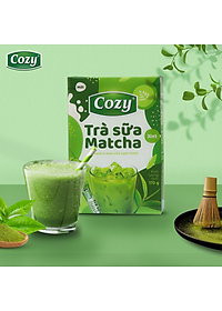 Cozy Trà sữa 3in1 - Matcha 10 gói x 17g Hộp