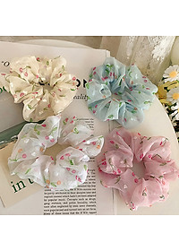 Dây buộc tóc voan mềm cherry Scrunchies dễ thương HD43 