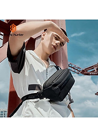 Túi đeo hông, đeo ngực Arctic Hunter YB00043 chất liệu Oxford chống thấm nước, nhiều ngăn đa năng, phù hợp chạy bộ