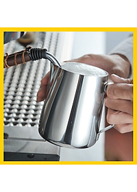 Ca đánh sữa dung tích 350ml - 600ml - 900ml | Làm Cà Phê Latte Art, Cappuccino