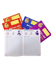 Sách : Combo Chuẩn Bị Cho bé Vào Lớp 1 ( Túi 5 Cuốn +Tặng 1 Cây Viết Chì +1 Gôm + 1 Chuốt)