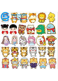10 Bao lì xì hoạt hình chibi 3D dễ thương, siêu hot, cứng cáp Tết con Hổ 2022 G293-Baolixi-HH
