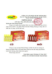 Ích Khí Thăng Dương PQA Giúp Điều Bổ Tì Vị, Hỗ Trợ Giảm Các Triệu Chứng Sa Tử Cung, Trĩ Hộp 10 Ống