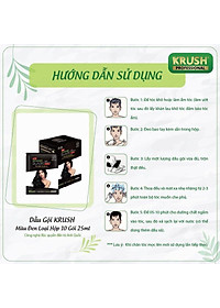 Dầu Gội Nhuộm Tóc Hữu Cơ Thiên Nhiên KRUSH - Màu Đen