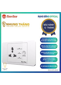 Ổ Cắm Máy Bơm An Toàn Rạng Đông OC03.MB 16A  - Ổ Cắm Chống Giật Cấp N guồn 5V Cho Phao Điện - Công Suất 1500W