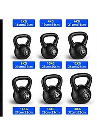 Tạ Ấm 4kg , Tạ Bình Vôi Bê Tông Bọc Nhựa PE Cao Cấp Luyện Tập Thể Dục Thể Hình Tại Nhà Với Tạ Bình Vôi Để Có Vóc Dáng Như Ý