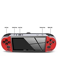 Máy chơi game cầm tay điện tử 4 nút mini X7 nghe nhạc xem phim ebook game sup per HD screenmanf hình 30fps