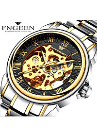 Đồng Hồ Cơ Nam Tự Động AUTOMATIC Chính Hãng FNGEEN Dây Kim Loại Cao Cấp Kiểu Dáng Thời Trang Đẹp