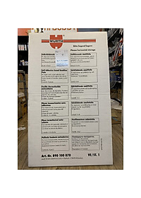 Hộp 4 Tấm dán tiêu âm sàn Bitumen Polymer Wurth Self-Adhesive Fusible Layer 0890100070 (1000 x 500 x 2.8 mm)