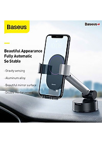 Gía đỡ điện thoại gắn taplo hoặc kính lái ô tô nhãn hiệu Baseus SUYL-JY01 - Hàng Nhập Khẩu