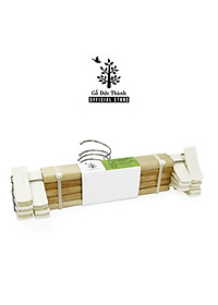 Máng quần có 2 kẹp nhựa (bộ 5 cái) | Gỗ Đức Thành - 08101