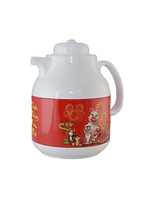 Phích pha trà cao cấp Rạng Đông, 1 lít, giữ nhiệt, thân sắt, vai nhựa, Model: RD-1055TS- Chính hãng