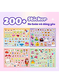 Công chúa Cherry Sách bóc dán sticker cho bé gái