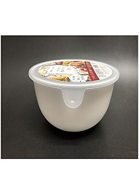 Hộp nhựa Nakaya 1.1L dùng để hâm nóng & nấu nướng thức ăn trong lò vi sóng ( Hộp tròn giao màu ngẫu nhiên ) - made in Japan