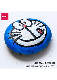 Màu Acrylic 300ml cao cấp dạng hũ Deli - Tô đất sét, đất nặn tự khô, vẽ vải, giày, đa chất liệu, tươi sáng, nhanh khô - Nhiều màu sắc - 73875