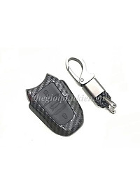 Ốp chìa khóa Carbon Peugeot 3008, Peugeot 5008 kèm móc đeo INOX