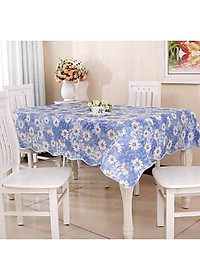 Khăn Trải Bàn Hoa Văn Dập Nổi Không Thấm Nước 152*106 Cm