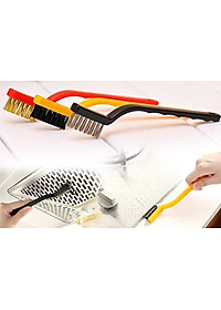 Set 03 chiếc bàn chải sắt Nhật Bản Echo lông bằng thép/đồng cho khả năng cọ rửa nhanh chóng & hiệu quả - Hàng nội địa Nhật Bản