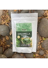 Bột tảo lục Chlorella hữu cơ Dragon Superfoods 200gr