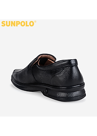 Giày Tây Nam Da Bò SUNPOLO SU3020D - Đen