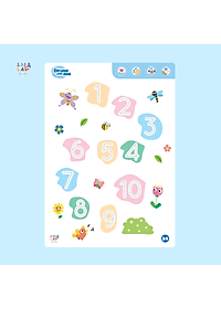Đồ chơi Giáo dục sớm Thẻ Flashcard thông minh cho bé xóa được, học liệu giáo dục sớm thương hiệu Lalala Baby (Shape Me - Write Me - Math Me - Learn Me)