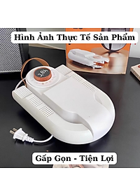 Máy Sấy Và Khử Trùng Giày có hẹn giờ Cao Cấp Làm Khô Siêu Nhanh - Loại Bỏ Khử Mùi Hôi Và Vi Khuẩn, Kiểu Dáng Nhỏ Gọn, Dễ Sử Dụng Máy Sấy Giày Dép Tất Găng Tay Mũ Bảo Hiểm Khử Khuẩn Bằng Tia UV An Toàn Tiện Dụng Thông Minh