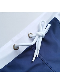 Quần bơi nam boxer lửng form dài giữa đùi, đồ bơi nam cao cấp trẻ trung phối màu đẹp QBL00110