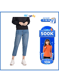 Quần jean nữ ống Baggy YODY phối khuy cạp vừa phong cách Ulzzang Hàn Quốc hai màu cực đẹp – QJN3076