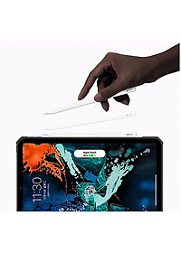 Ốp lưng dành cho iPad Pro 11 2018, Mặt lưng trong suốt, Viền TPU chống sốc - Hàng nhập khẩu
