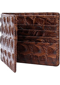 Bộ Ví & Thắt Lưng Nam Vân Cá Sấu Huy Hoàng HT2118-HT4118 (23 x 11,5 cm) - Nâu