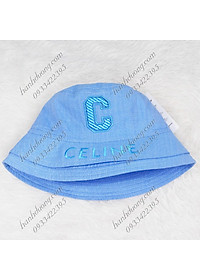 Nón bo cụp mũ bucket 2 vành đội được 2 mặt thêu chữ C vải cotton cao cấp thời trang, cá tính phù hợp cho cả nam và nữ