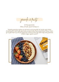 Granola ăn kiêng yến mạch 5 loại hạt DK Harvest - Vị truyền thống, Hỗ trợ giảm cân, Ăn kiêng, Eatclean, Tạp gym - Túi 500g