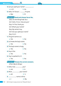 Đề Ôn Tập Từ Vựng Và Cấu Trúc Tiếng Anh Lớp 3