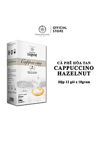 Trung Nguyên Legend - Cà phê hoà tan rang xay Cappuccino Hazelnut - Hộp 12 gói x 18gr