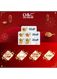 Combo 5 Giấy ăn Slisoft Trắng tự nhiên đa năng,khăn giấy rút không chất tẩy trắng an toàn cho cả gia đình