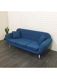 Sofa băng chung cư 1.8m (xanh)+ 2 đôn tặng 2 gối trang trí