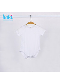 Body cho bé sơ sinh vải sợi gỗ sồi cao cấp siêu mềm mịn - body suit cho trẻ sơ sinh - bé trai - bé gái , Bộ áo liền quần bodysuit cho bé , body cộc tay cho bé từ 3 đến 18 tháng (4- 12kg) HAKI BM006