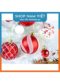 Bộ Quả Châu Nhiều Kiểu Dáng Trang Trí Giáng Sinh Cao Cấp