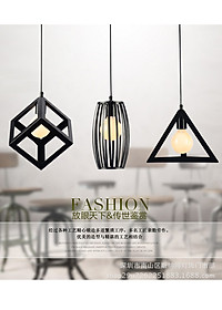 Combo 3 đèn thả khối trang trí đẹp mắt tặng kèm 3 bóng LED chuyên dụng