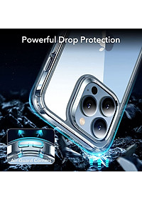 Ốp Lưng Cho iPhone 13 / 13 Pro / 13 Pro Max ESR Classic Hybrid Shock-Absorbing Case (Mặt Lưng Kính Cường Lực) - Hàng Nhập Khẩu