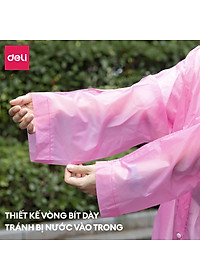 Áo Mưa 1 Người Trong Suốt Eva Deli - Siêu Dày Chống Thấm Nước Cho Mưa To Phong Cách Thời Trang Nhiều Màu Sắc Tươi Trẻ, Phù Hợp Cho Cả Nam Nữ