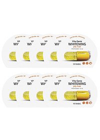 Combo 10 Mặt nạ giấy dưỡng da Banobagi Vita Genic Whitening Jelly Mask (Vitamin C) 30ml x10