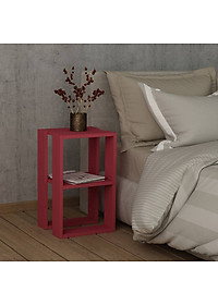 Tủ đầu giường bằng gỗ kết cấu chắc chắn SMLIFE Nellie