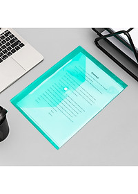 Bìa nút túi hồ sơ tài liệu A4 loại dày màu tự chọn Deli - Phù hợp học sinh văn phòng - Nhiều màu