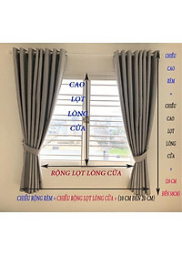 Rèm Cửa Sổ Phòng Ngủ,Chống Nắng Tốt-Nhiều Màu,Kích Thước