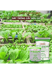Đất Trồng Cây GreenHome, Lavamix, Bao 20dm3 (10kg), Đầy Đủ Dinh Dưỡng, Dễ Sử Dụng, Chuyên Trồng Rau