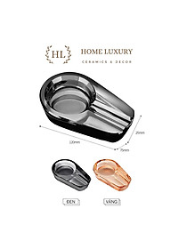 Gạt tàn Cigar thủy tinh nguyên khối | GẠT TÀN THỦY TINH CAO CẤP